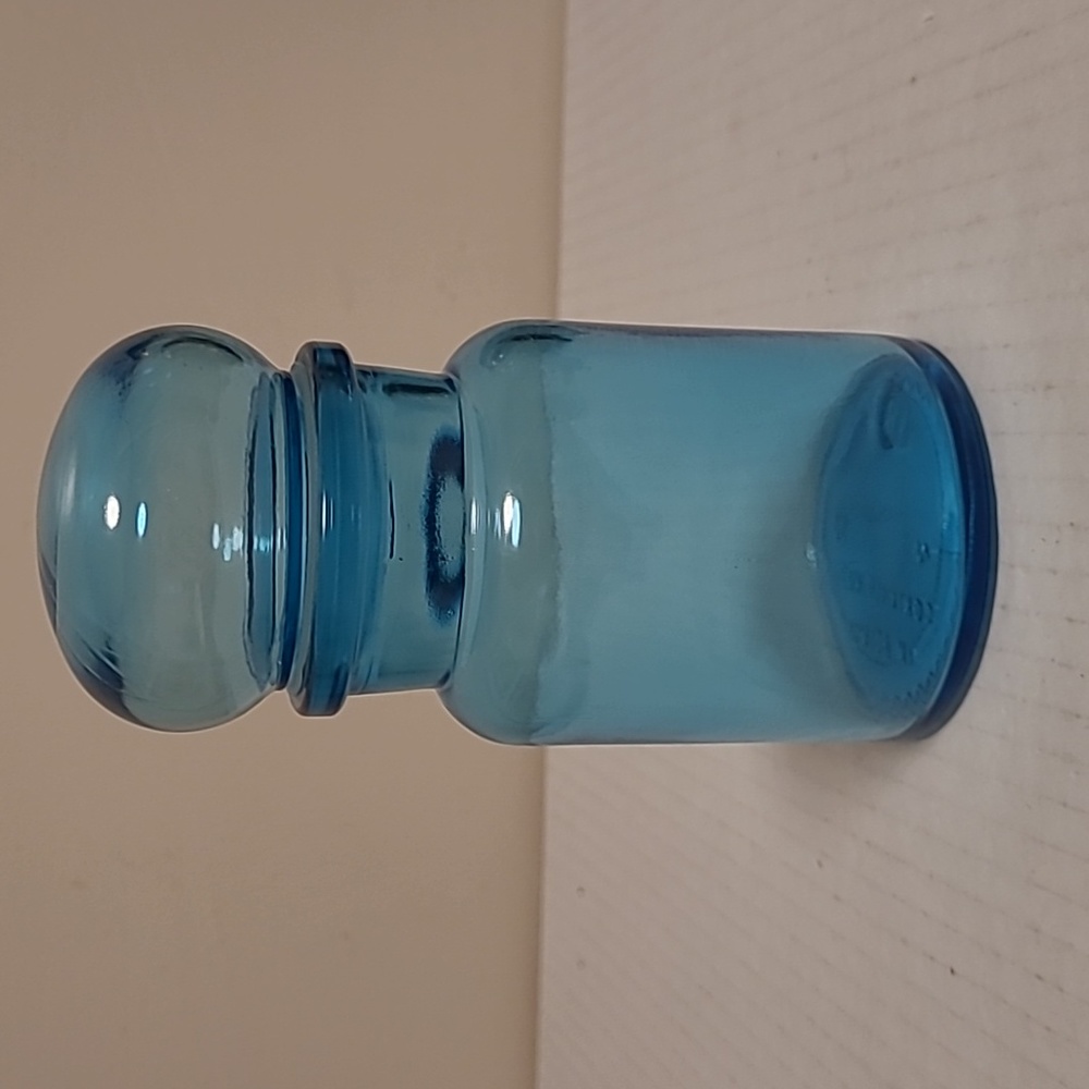 Vintage Blue Jar / Stash Jar